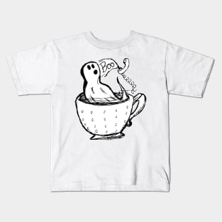 Boo Tea Call Kids T-Shirt